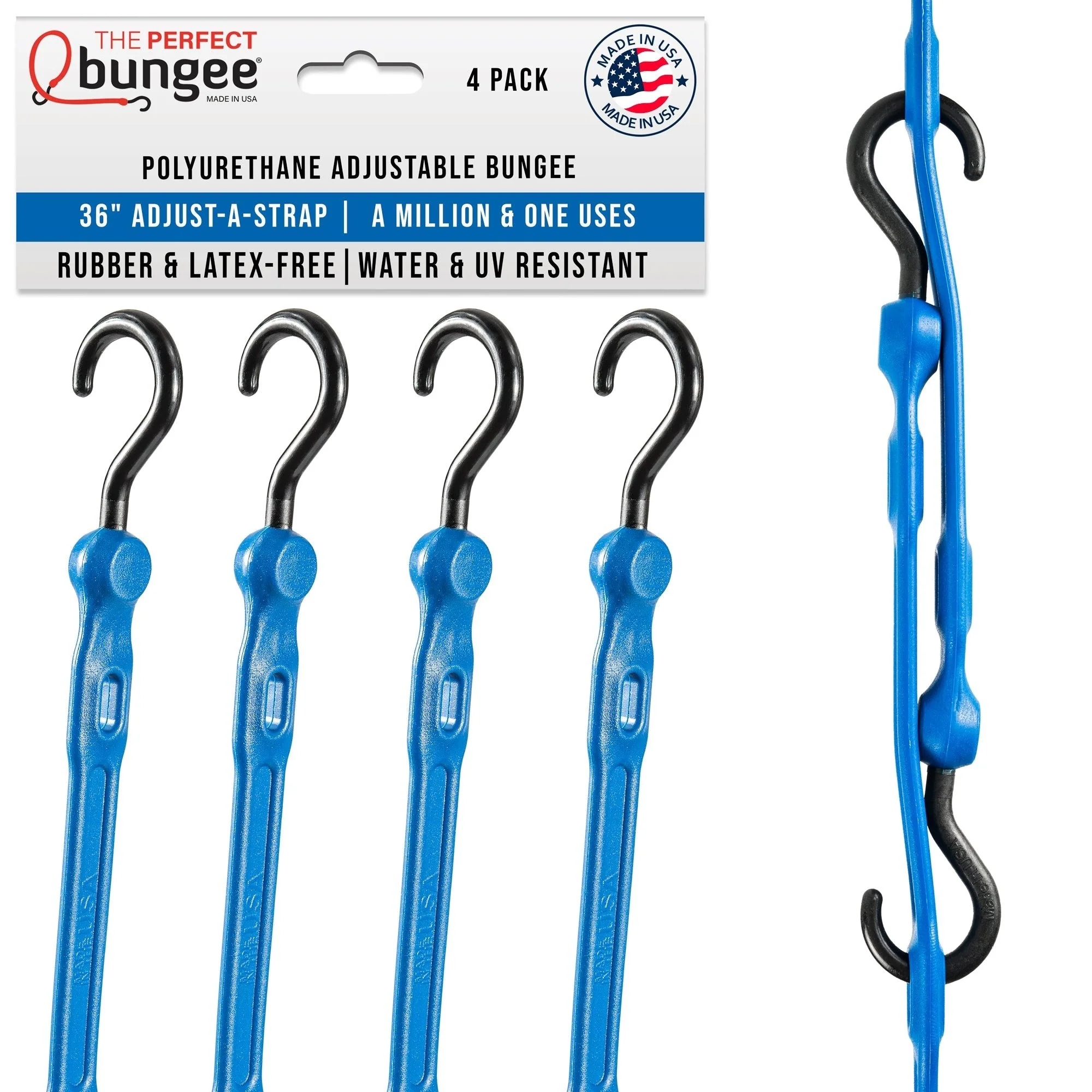 36" Adjust-A-Strap® Adjustable Bungee Strap 4 Pack - Image 12
