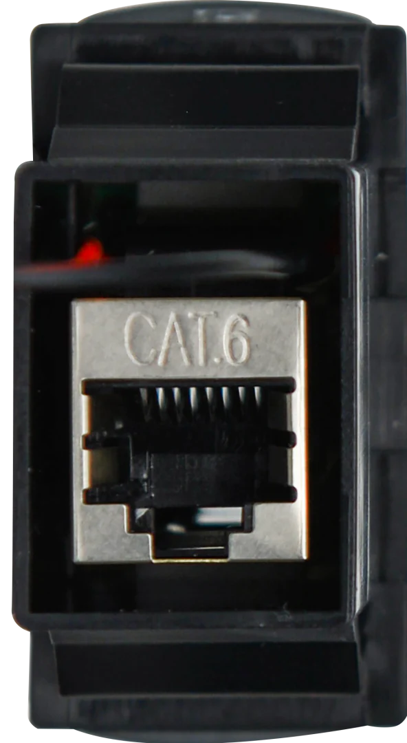 RJ45 Pass-Through Adaptor - Type 6 (White) - Image 3