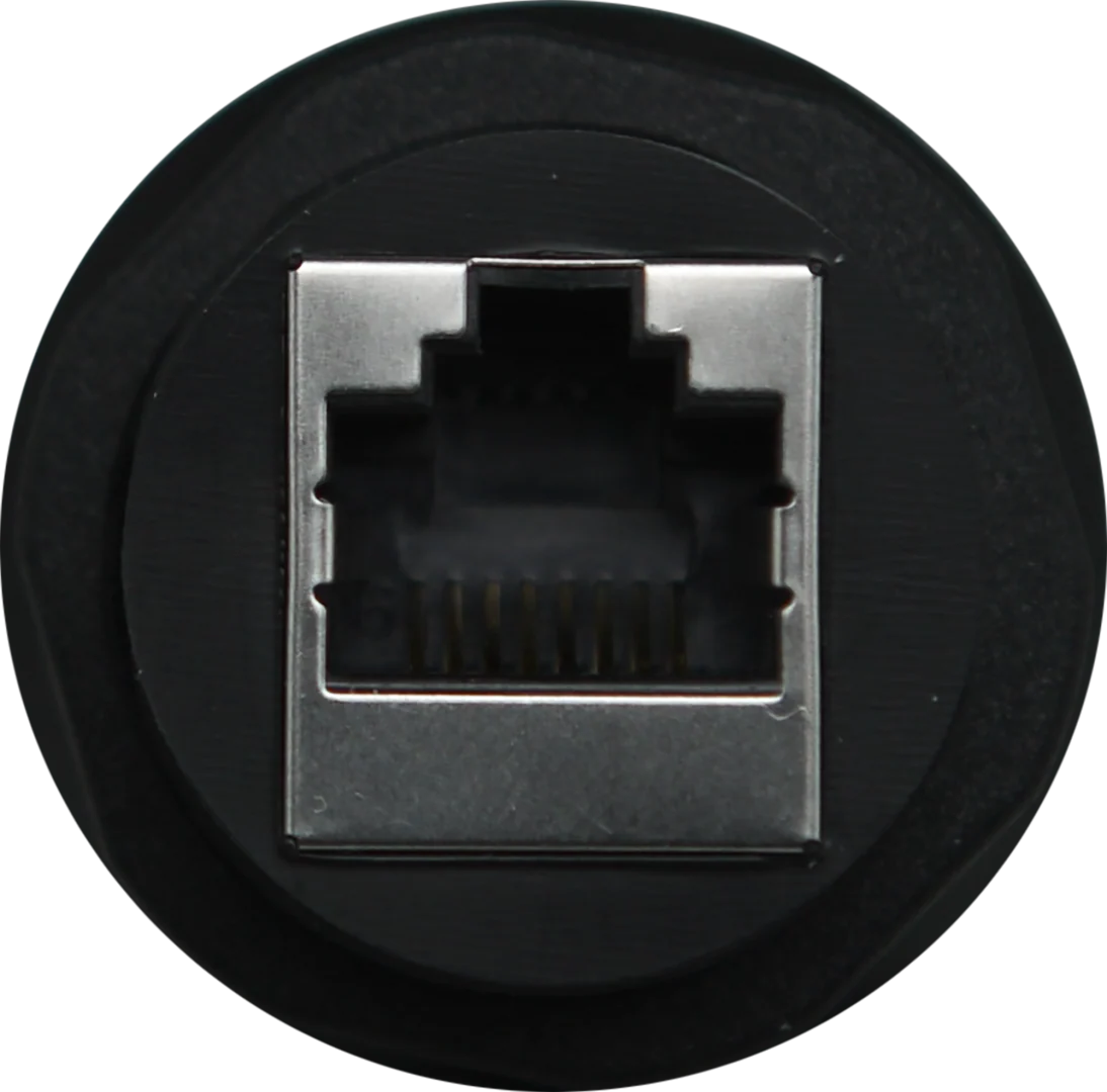 RJ45 Pass-Through Adaptor - Universal Round - Image 2